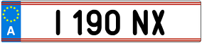 Truck License Plate